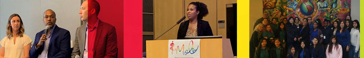 Collage of images from the AMA Health Equity Work Group: 2019 year-end update report
