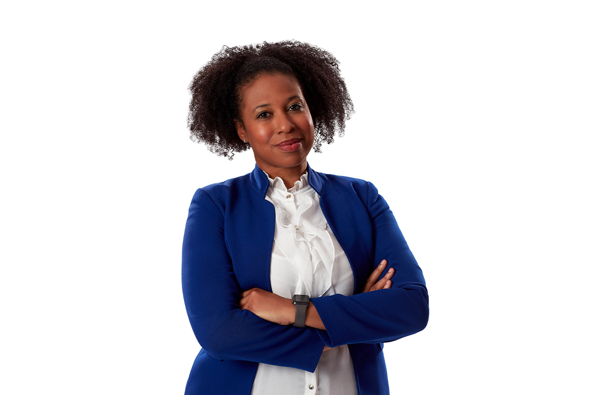 Photo of Aletha Maybank, MD, MPH with arms crossed.