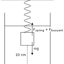  Drawing illustrating buoyant force