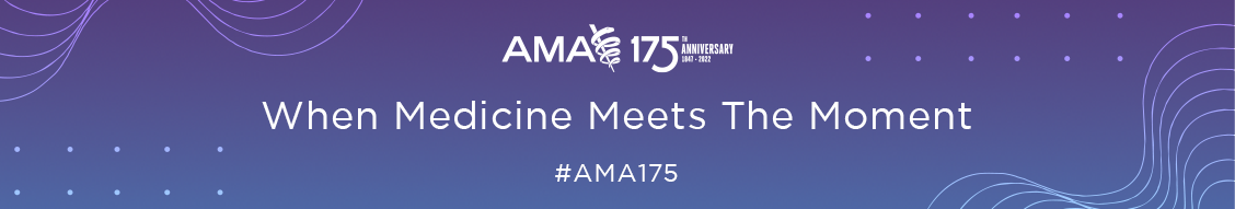 AMA 175th Anniversary: LinkedIn cover photo