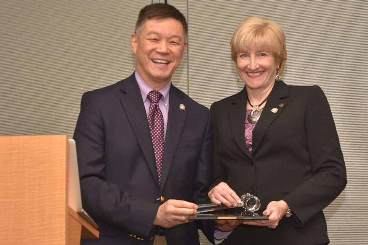 Drs. Robert Wah and Barbara L. McAneny