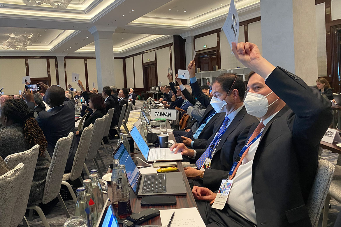 AMA leaders at the WMA General Assembly