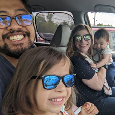 Rommel Morales and family