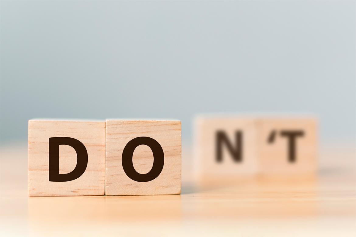 Residency application: Dos and don'ts