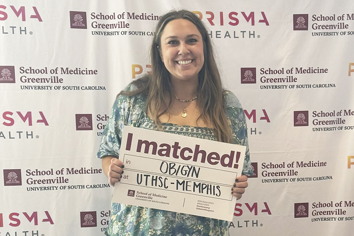 AMA member Allie Conry at Match Day 2024