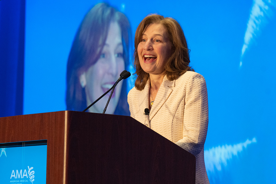 Rep. Kim Schrier, MD (D-WA) at the 2026 AMA National Advocacy Conference