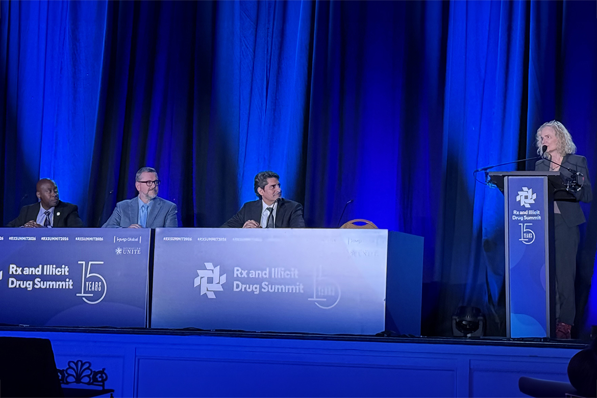 AMA President Bobby Mukkamala, MD, at the Rx and Illicit Drug Summit