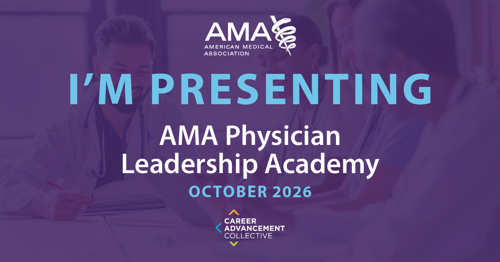 Physician Leadership Academy: Presenter X and LinkedIn post