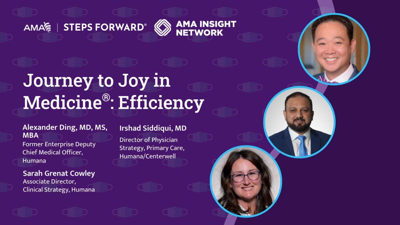 Journey to Joy webinar: Efficiency of Practice Environment