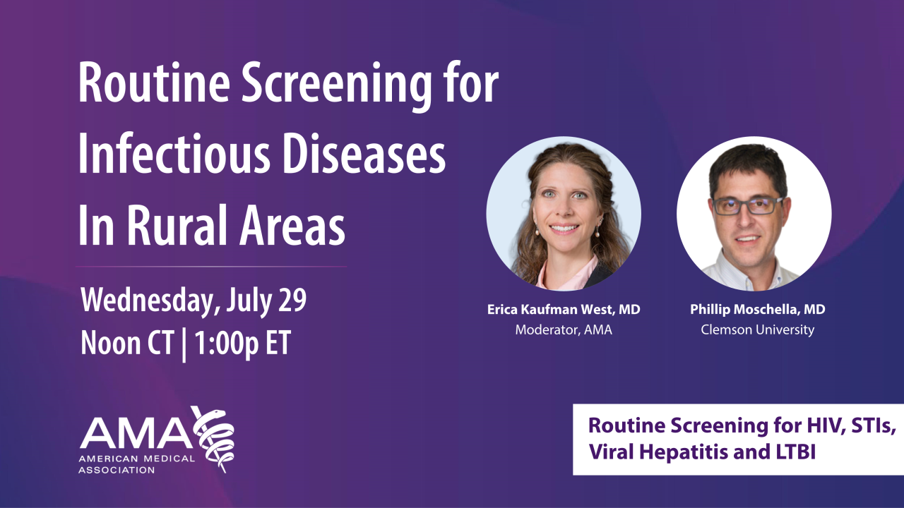 Routine Screening for Infectious Diseases in Rural Areas