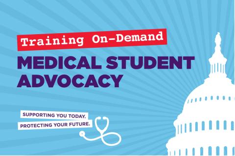 Medical student advocacy training on demand