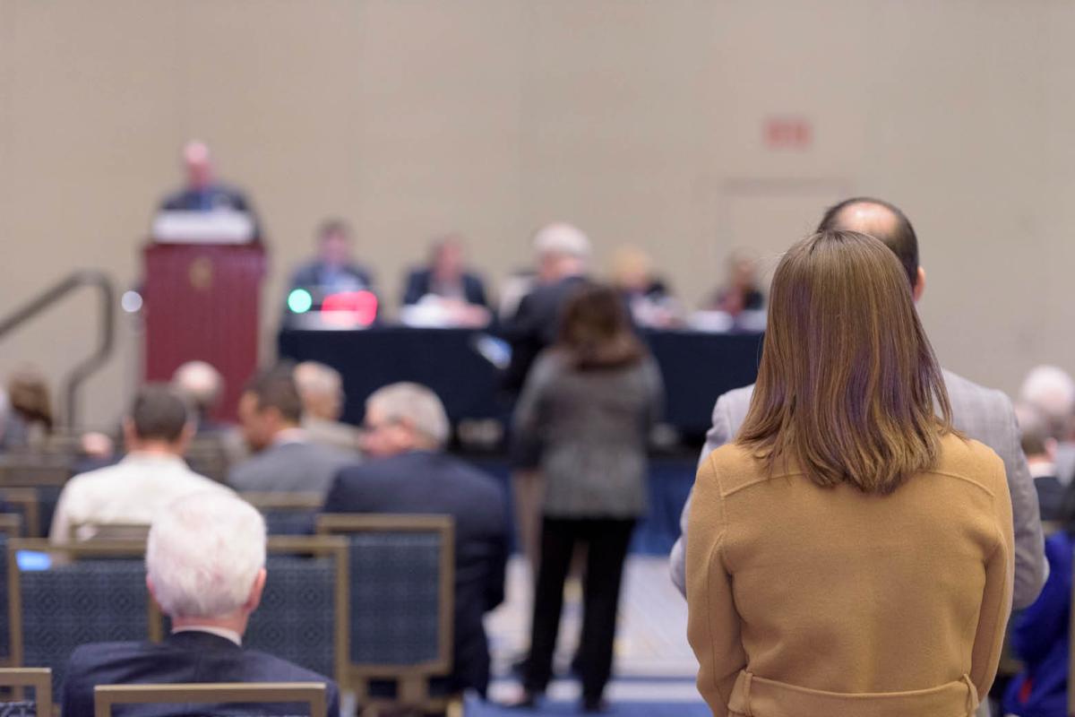 Presenting at a panel
