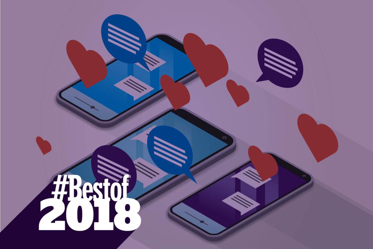 Best of 2018 social media