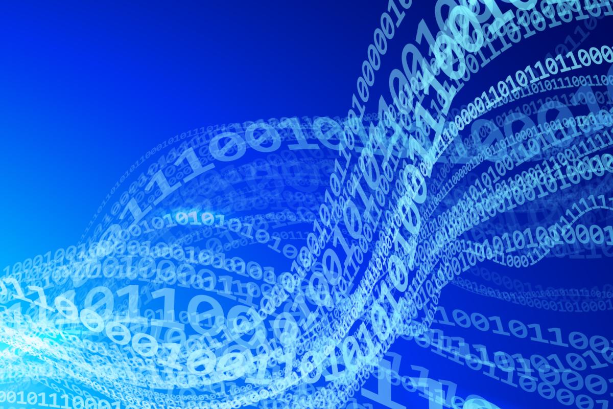 Illustration of flowing data