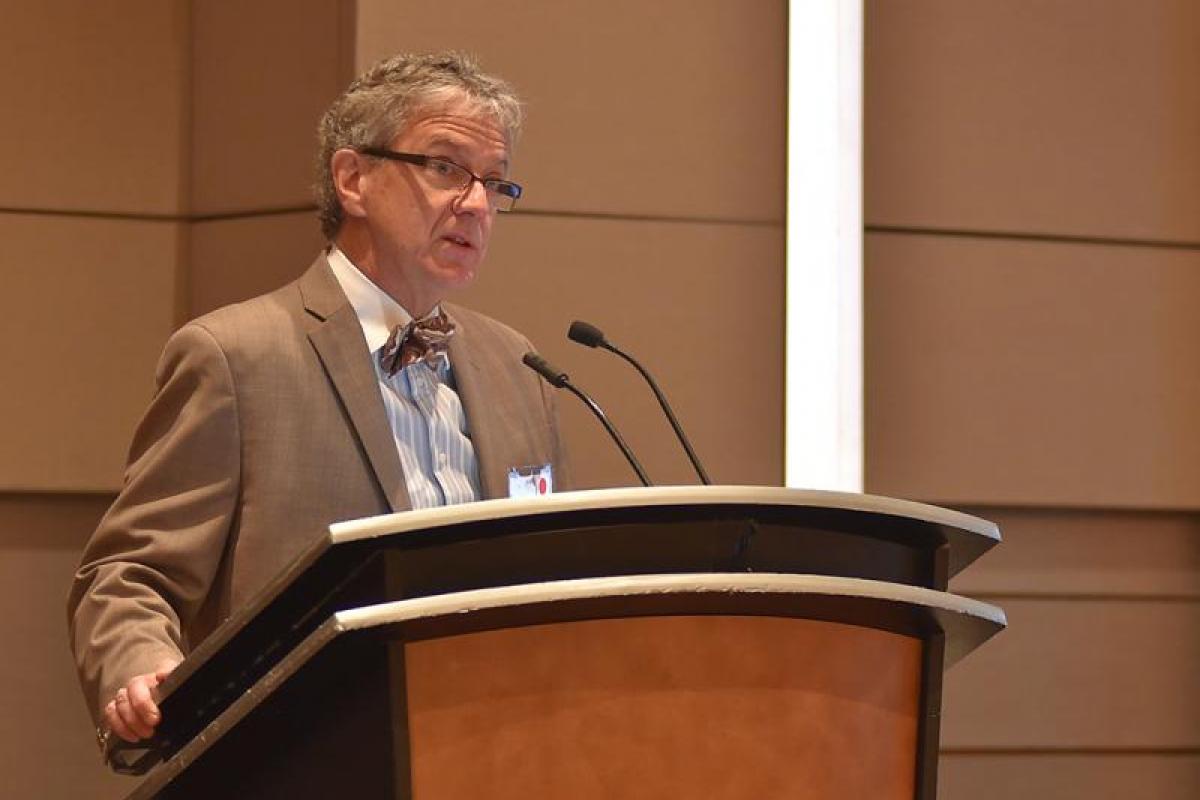 Speaker at an Integrated Physician Practice Section meeting