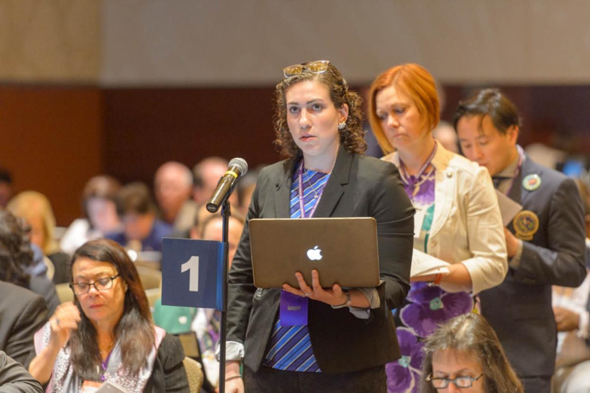 Delegates at AMA Annual Meeting