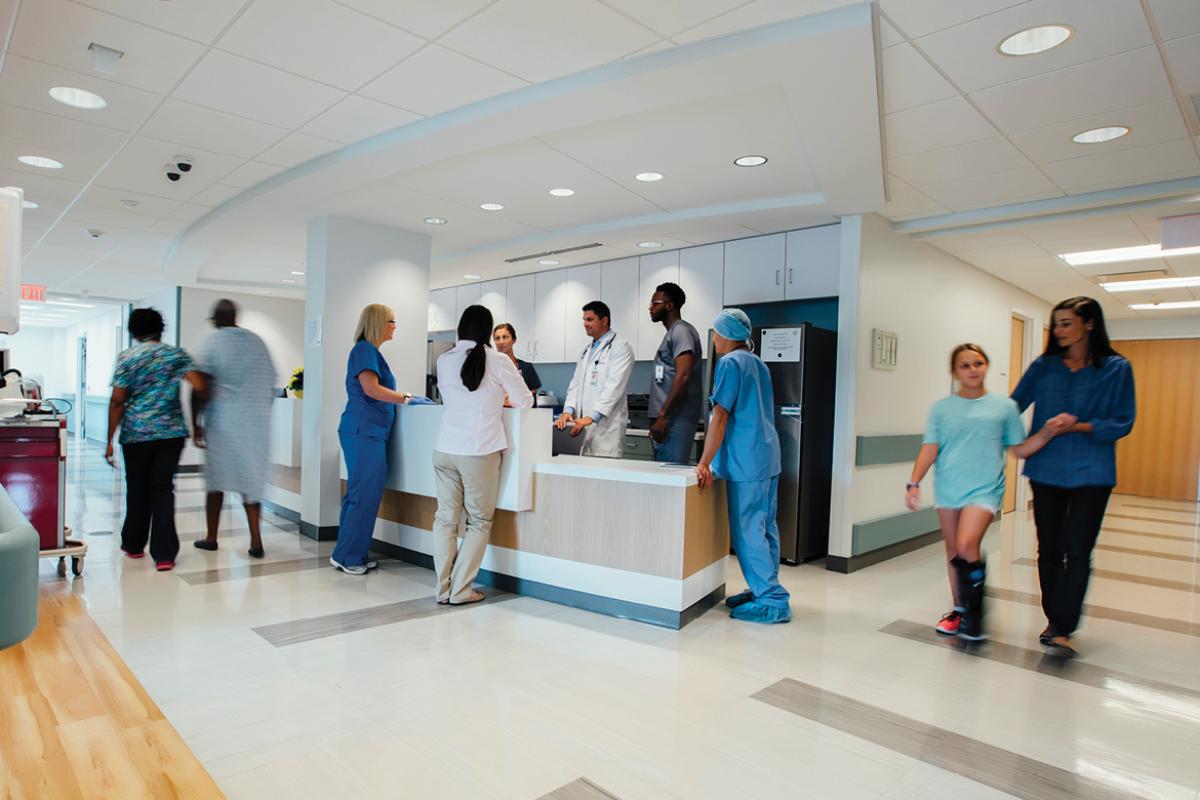 Hospital rotation area