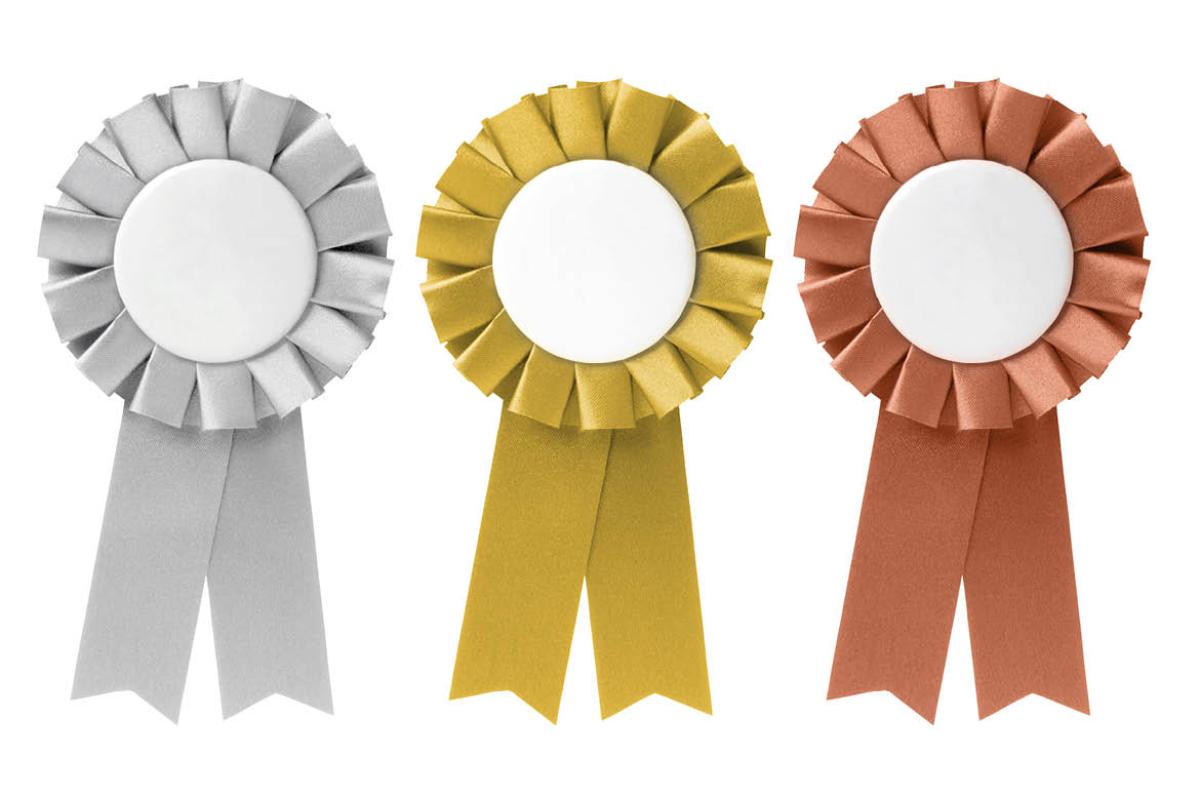 Prize ribbons