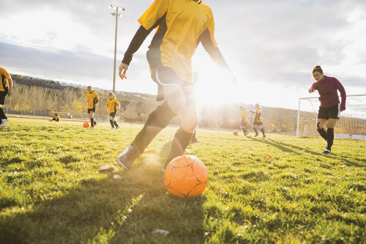 Soccer players