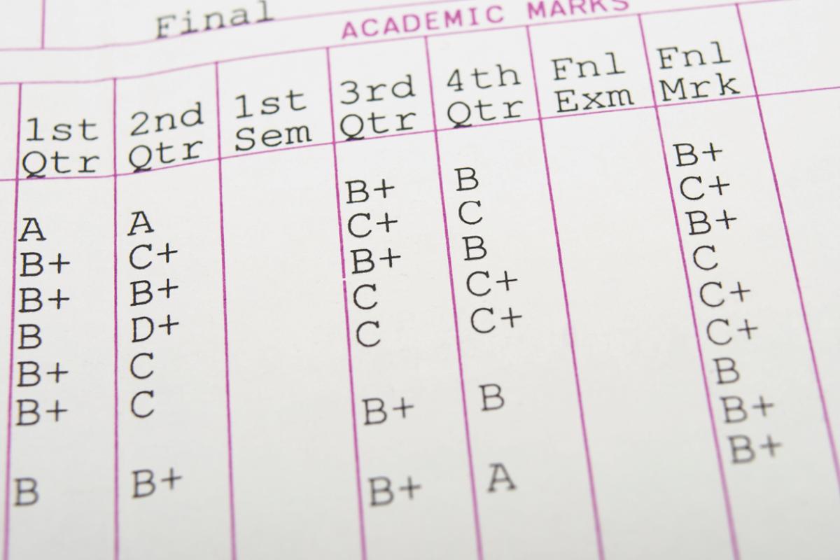 Closeup of transcript