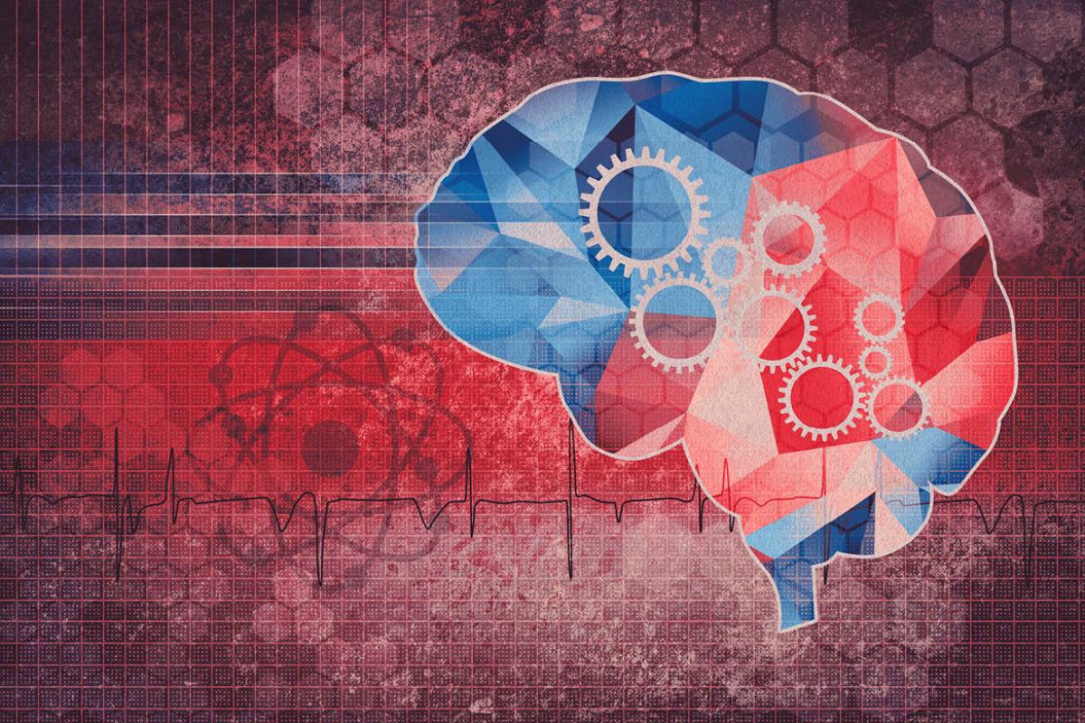 Graphic of brain