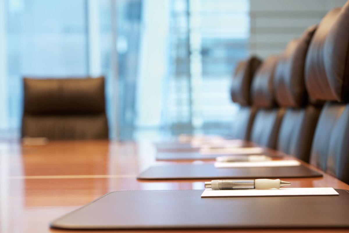 Empty conference room