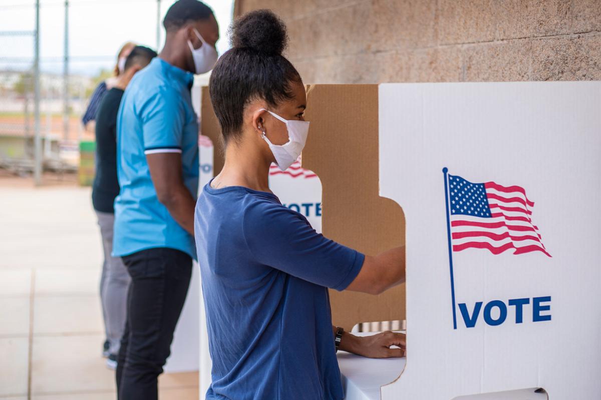 Voting booth