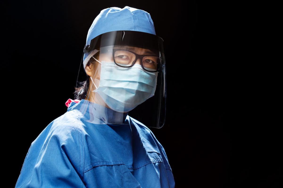 Health care worker in PPE