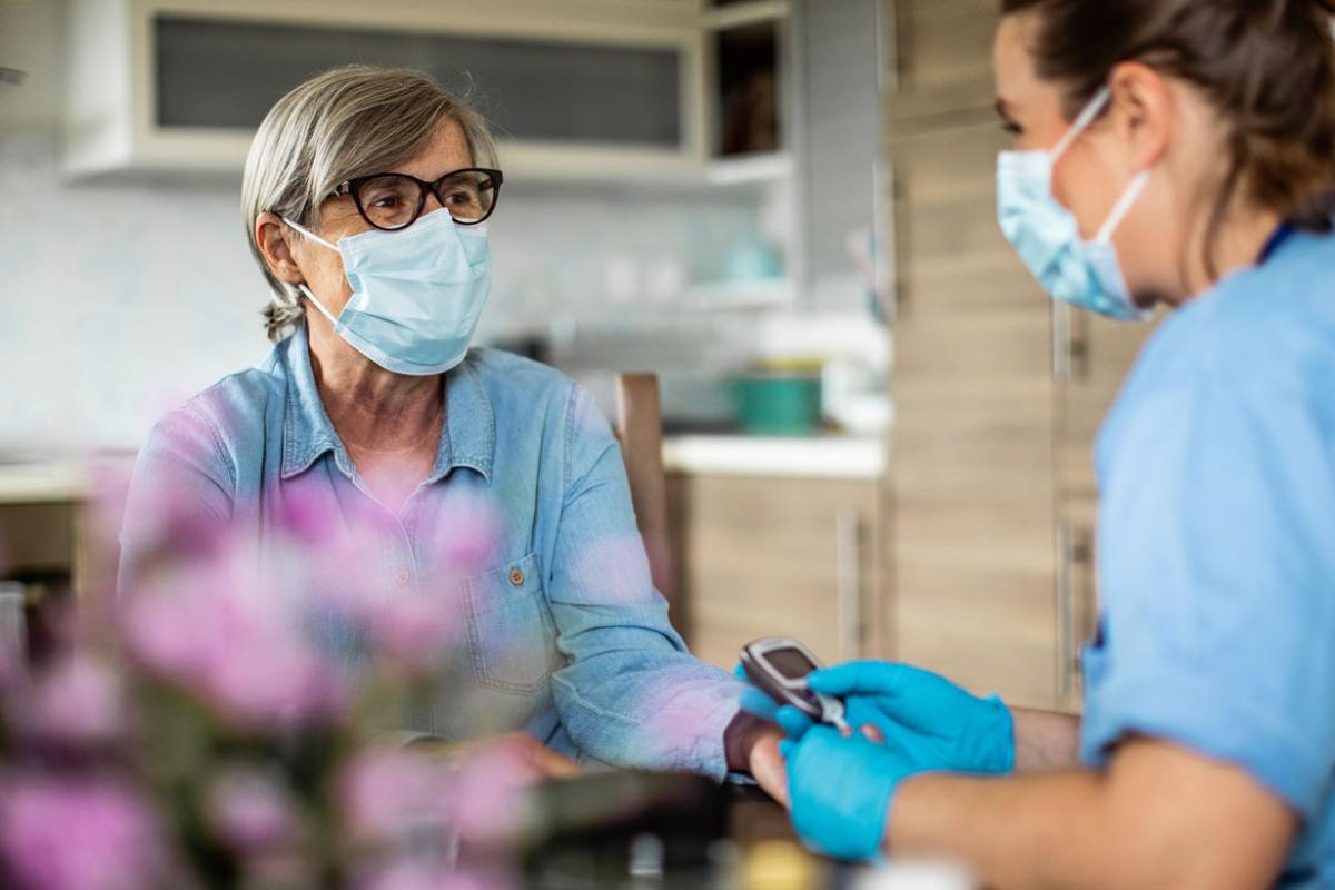Patient and health care worker