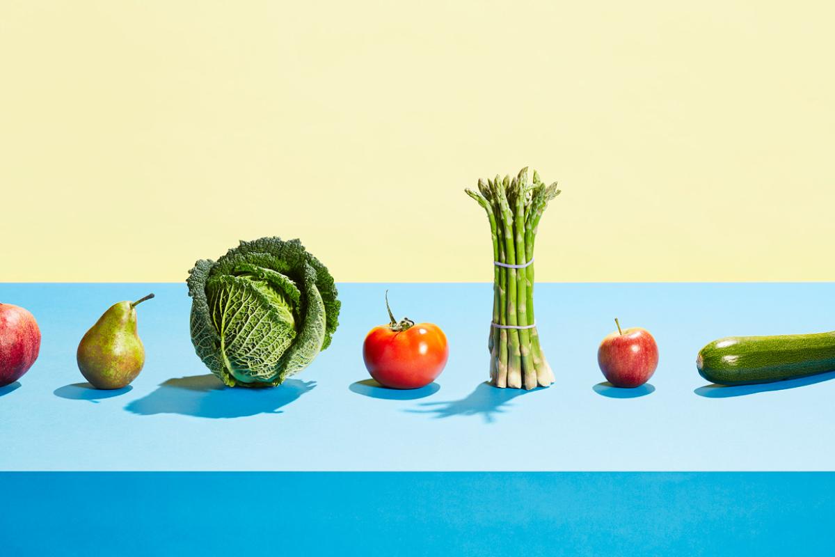 Assorted fruits and vegetables