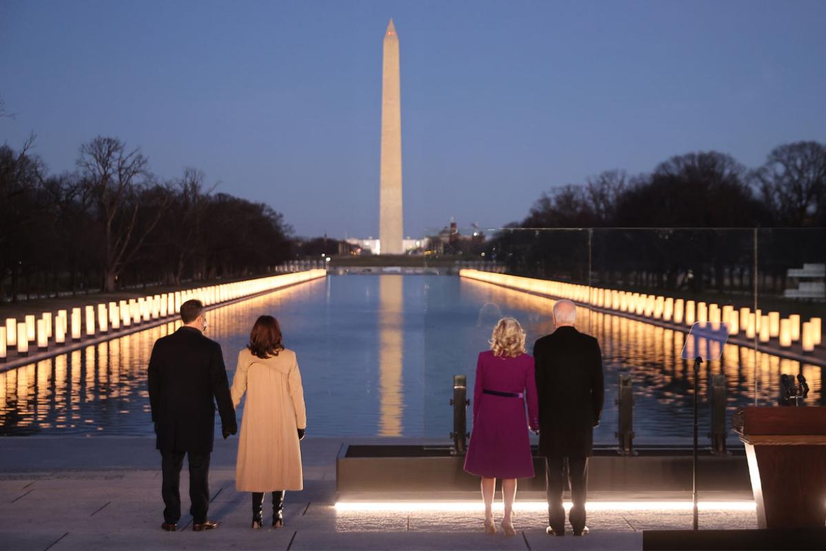 COVID-19 memorial service in Washington D.C. National Mall