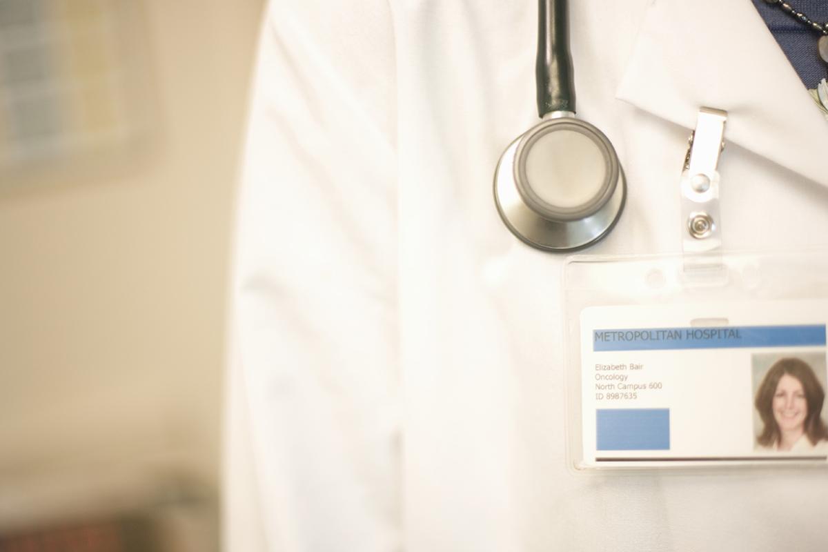 Stethoscope and identification card