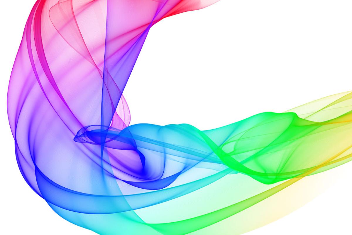 Rainbow ribbon 