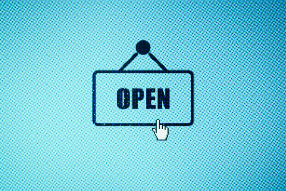 Open sign