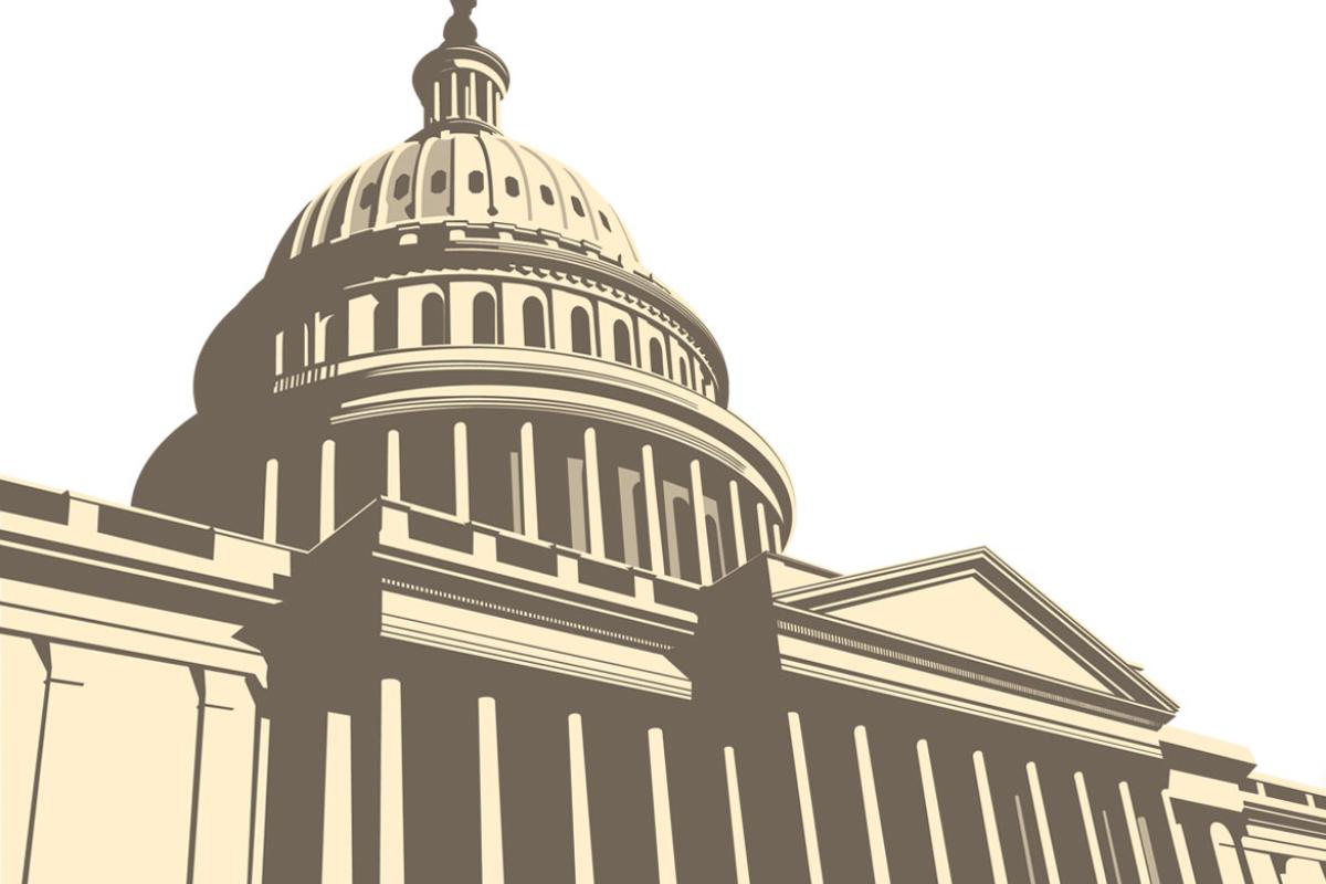 Drawing of the U.S. Capitol