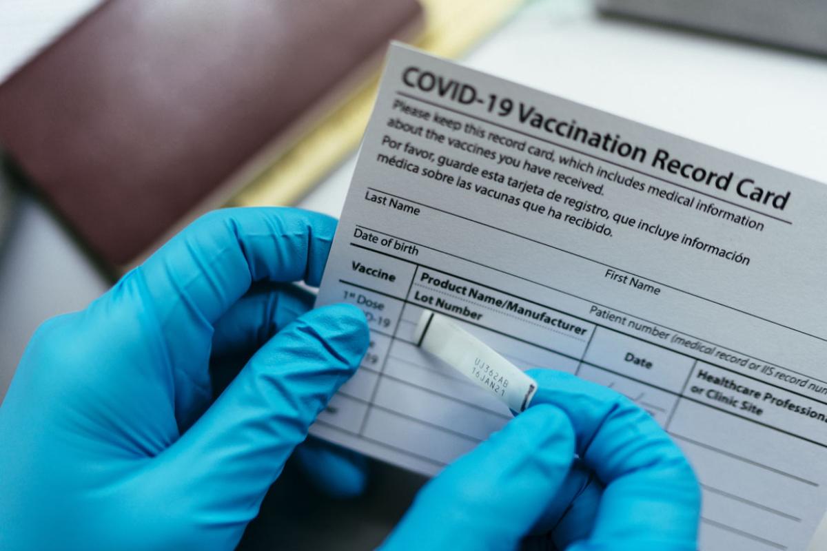 COVID-19 vaccination record card