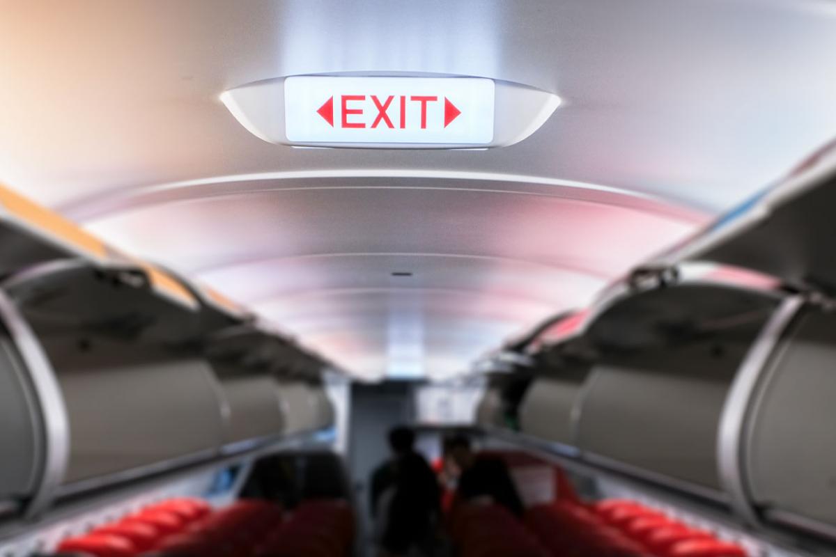Airplane cabin