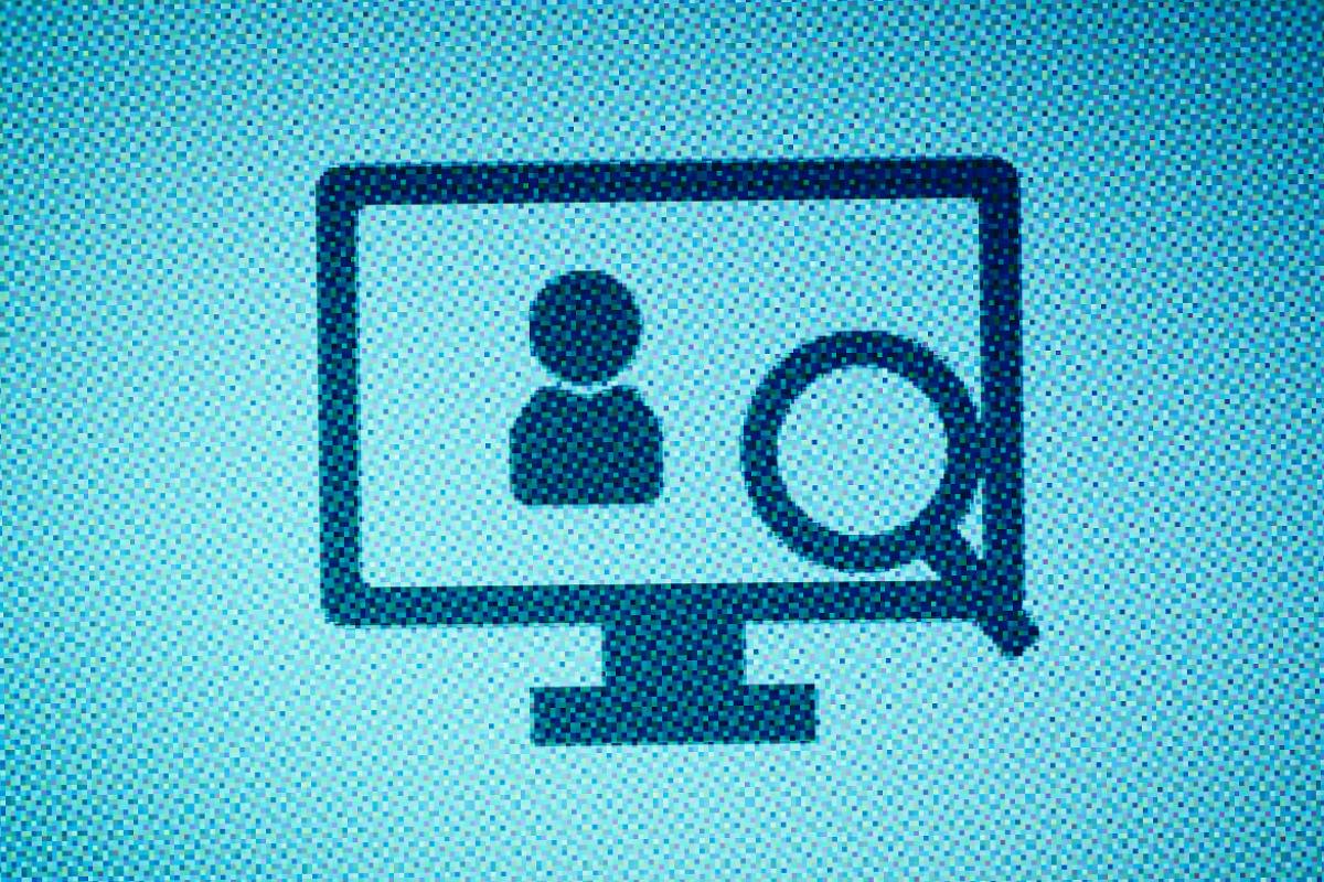 Personal computer with icon on screen