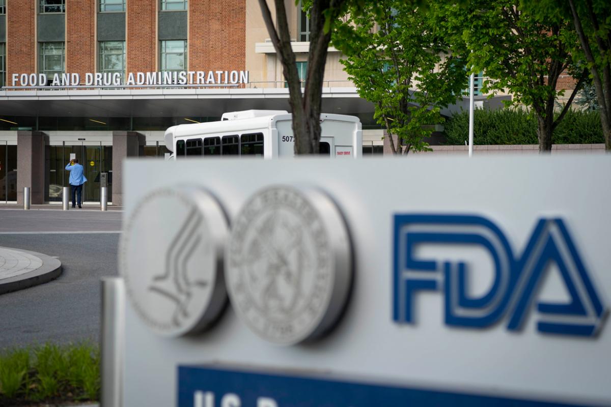 Exterior of the U.S. Food and Drug Administration building