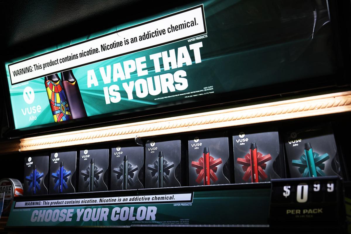 Vaping advertisement