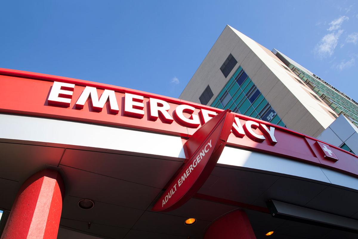 Emergency department exterior