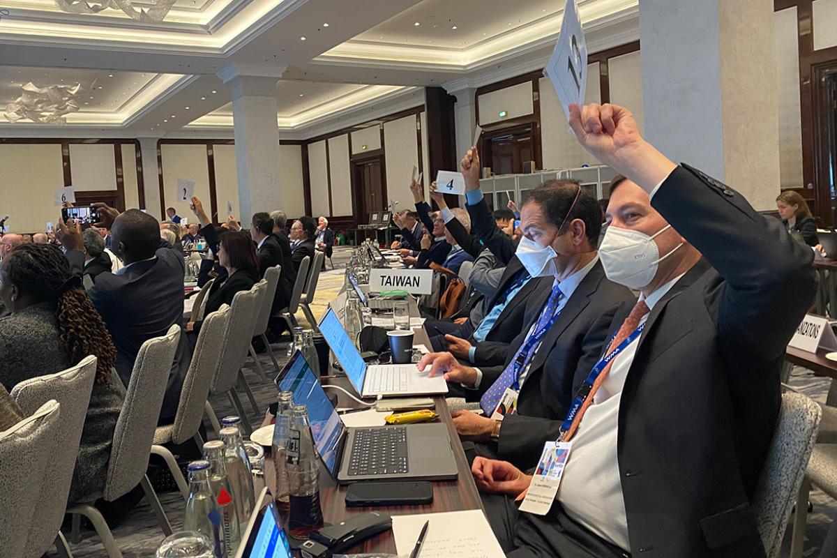 AMA leaders at the WMA General Assembly