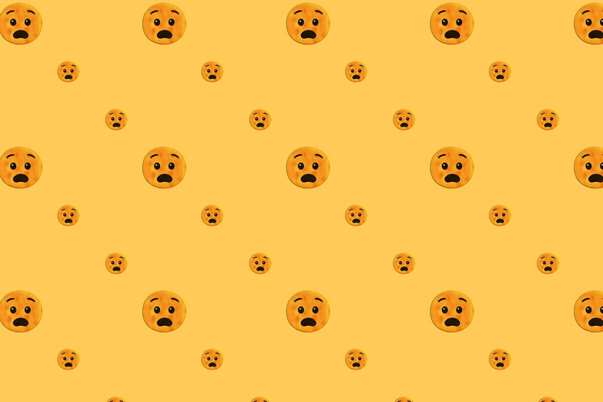 Numerous sad emoji crying