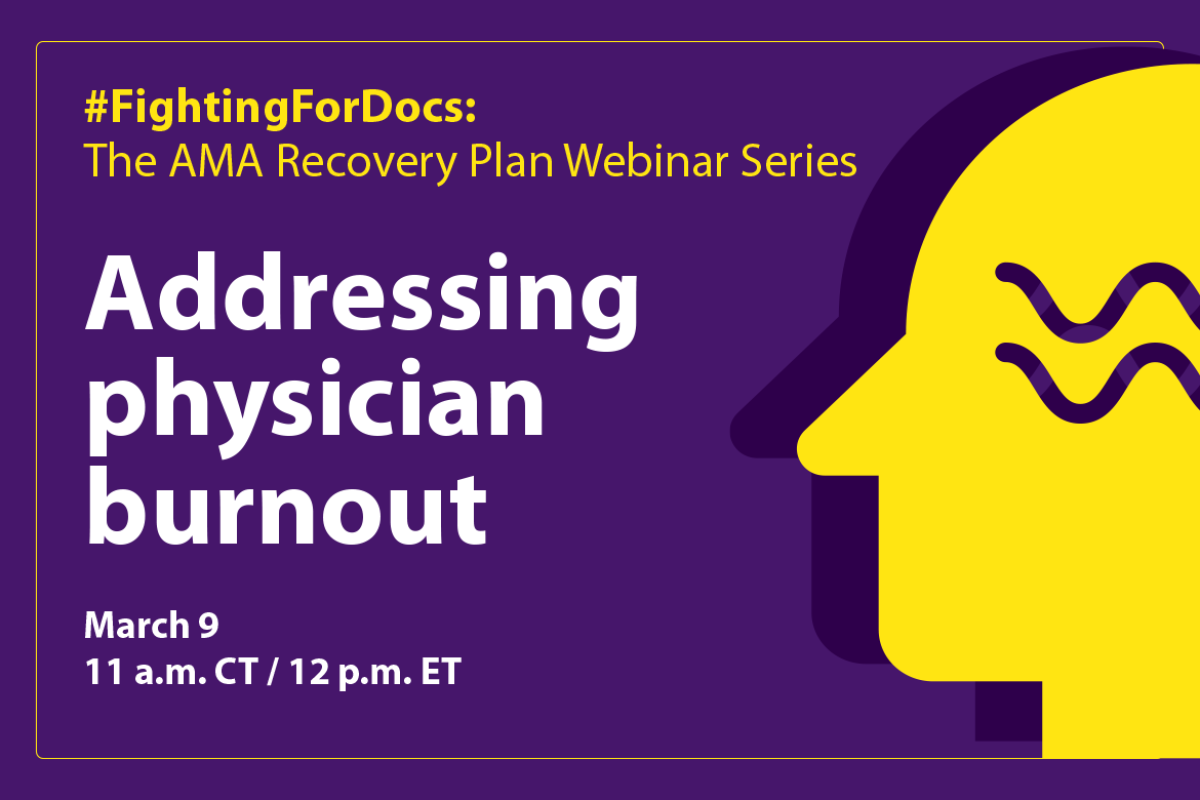 AMA physician burnout webinar
