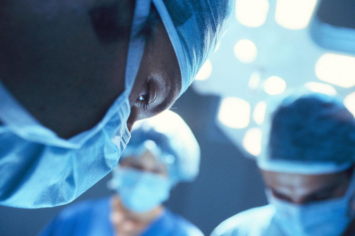 Doctors in surgery
