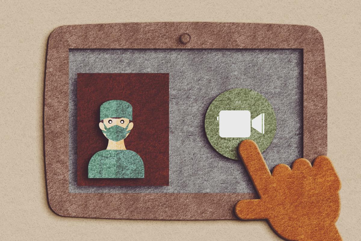 Health care and telemedicine icons