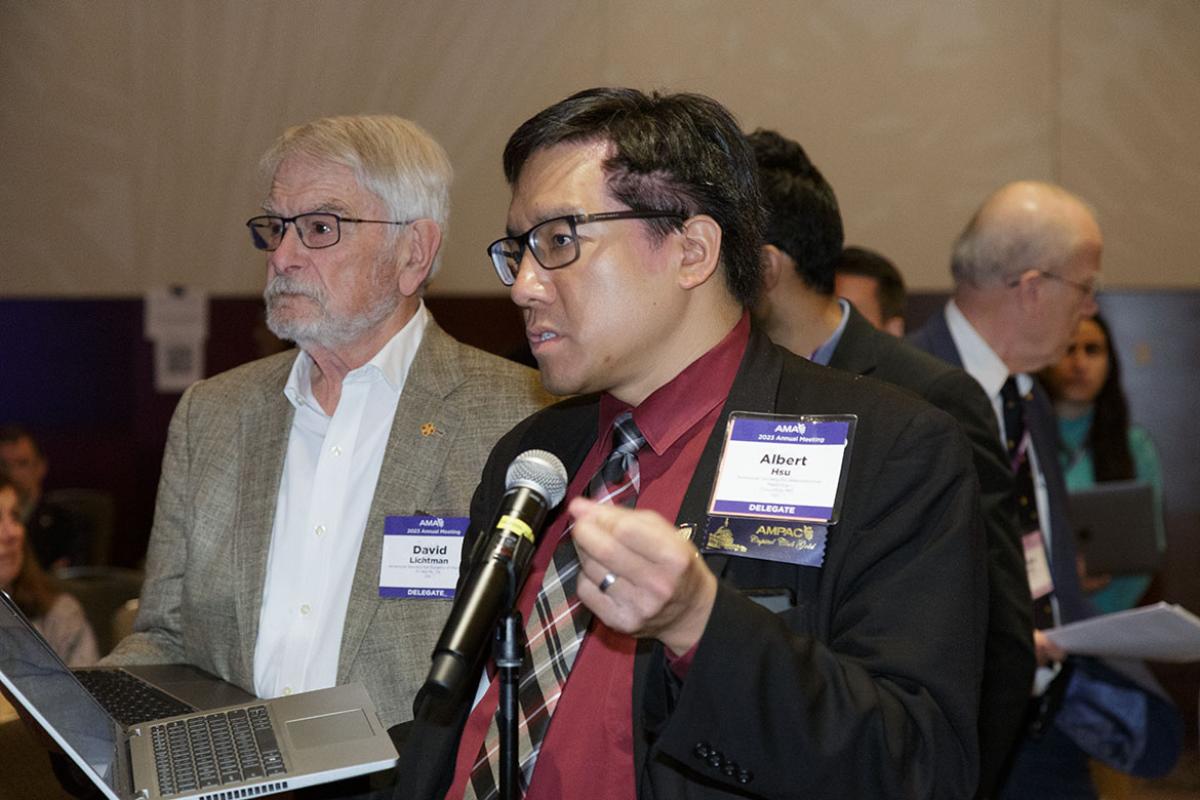 2023 Annual Meeting delegate Albert Hsu