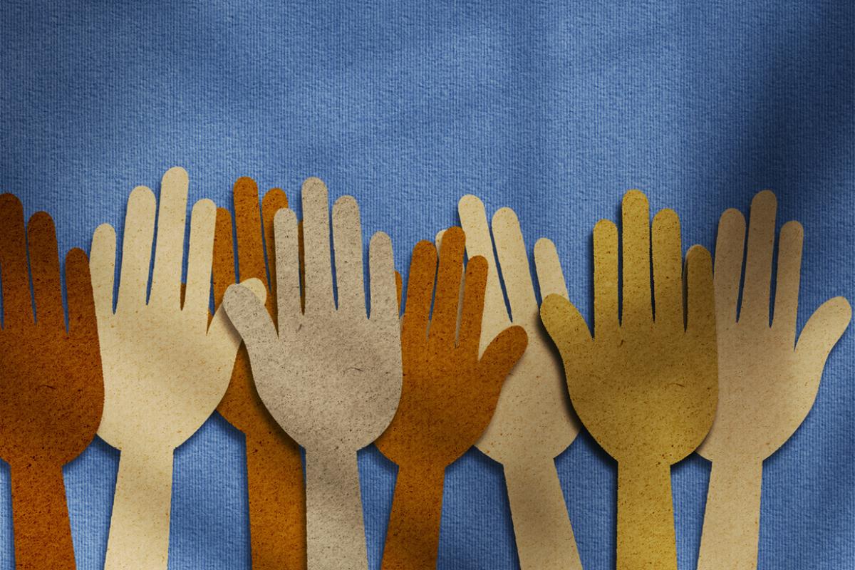 Group of hands
