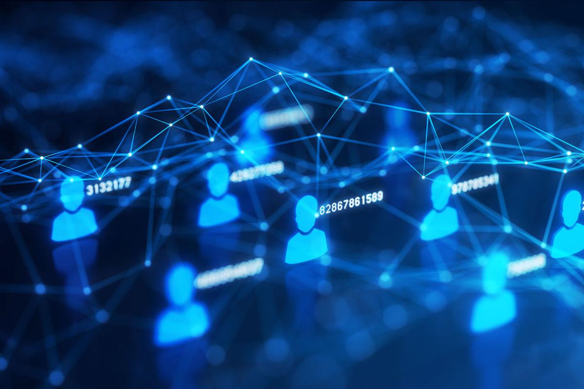 Data network connecting people