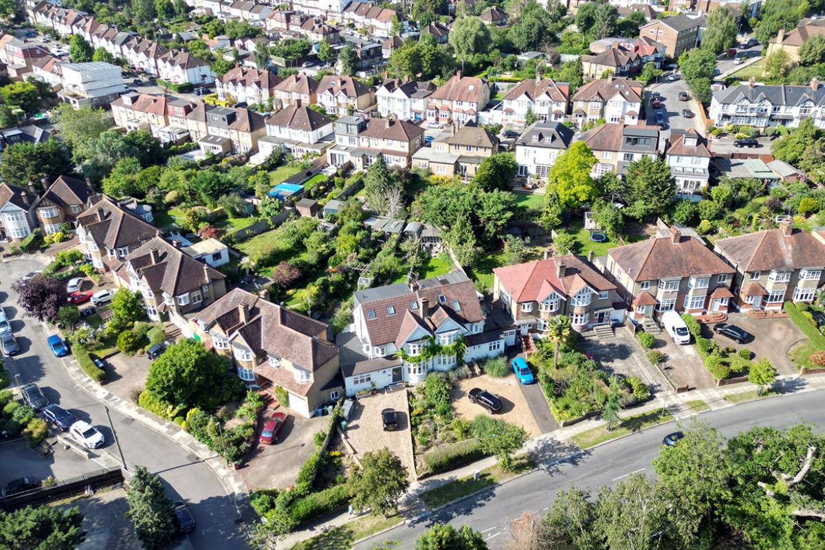 Houses in a subdivision
